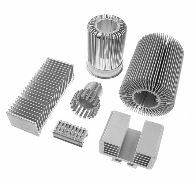 custom sheet metal aluminum heat sink