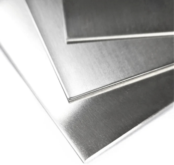 sheet metal plate material with silver plating surface treatment finish