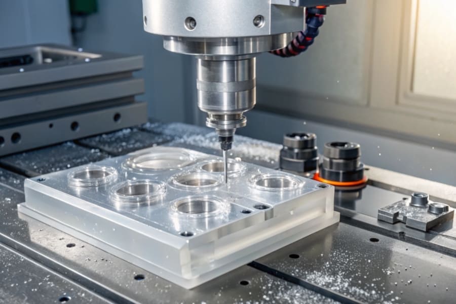 Aluminum is often the cheapest material to CNC,