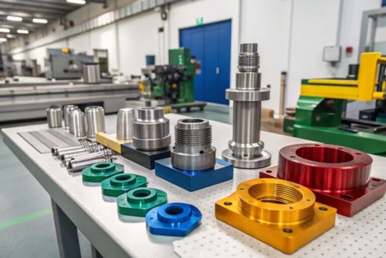 Common materials for CNC machining include metals like aluminum, stainless steel, and titanium