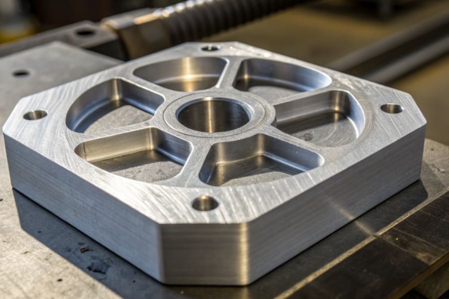 precision cnc machining customized titanium wheel parts show surface roughness