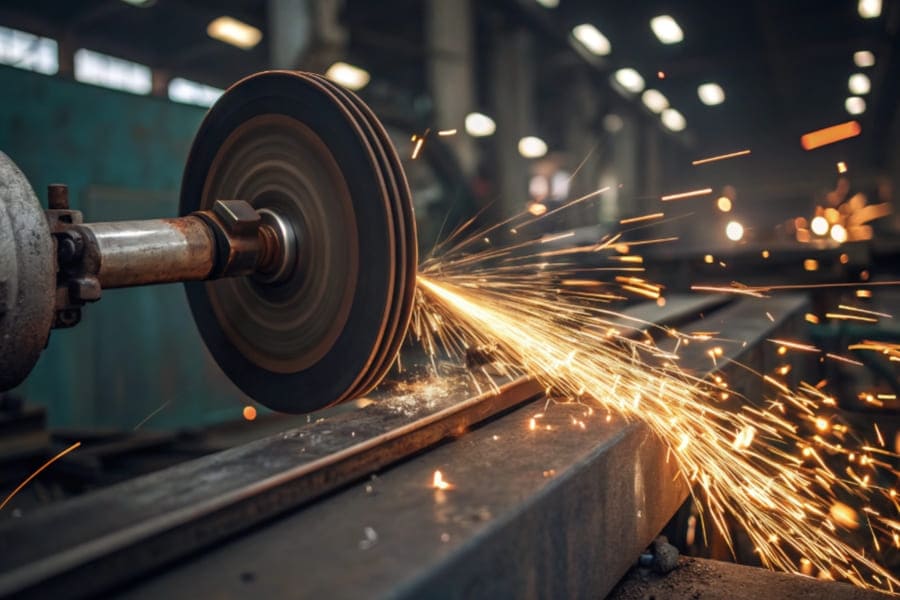 the cutting tools can be sharpen by grinding wheel