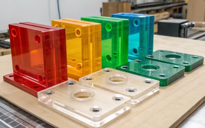 CNC machining milling customized acrylic parts