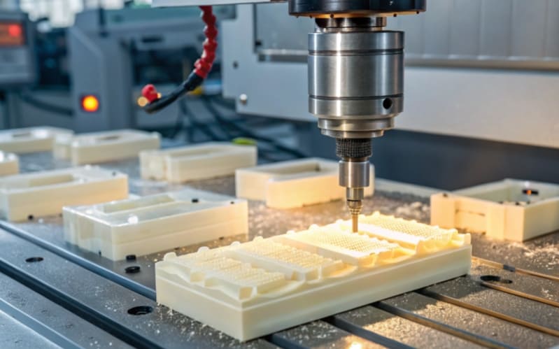 CNC machining milling plastic ABS PC parts process