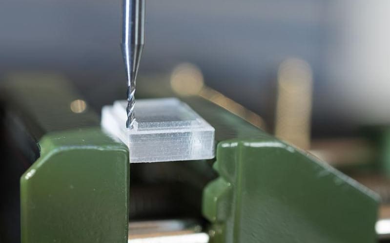 CNC milling machining plastic process