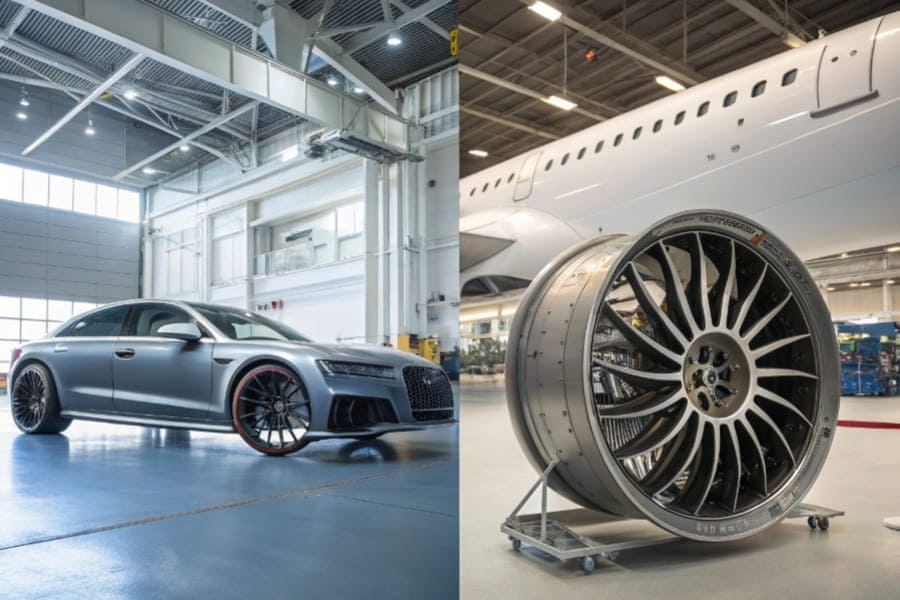 automotive and aerospace industry Application