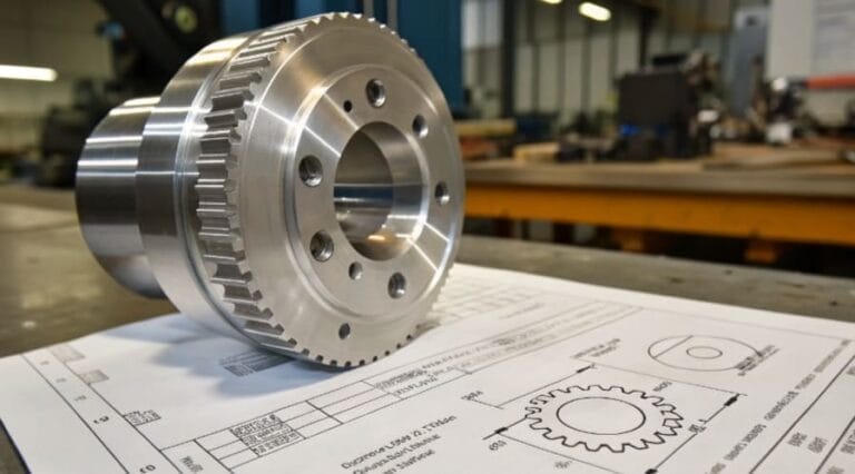 cnc machining turning milling stainless steel gear parts