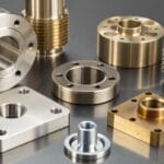 custom aluminum brass titanium cnc machining precision parts