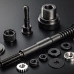 custom cnc machining parts shaft, bolts, nuts with surface treatment diamond-like carbon DLC coating