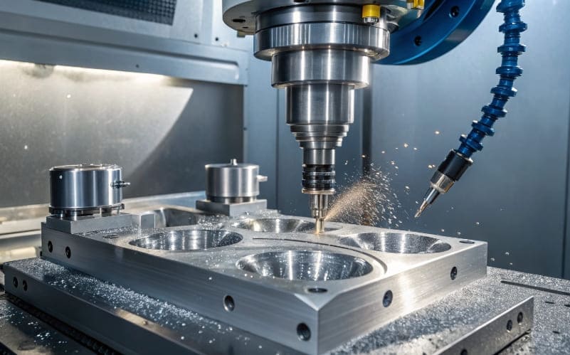 high precision cnc machining milling process