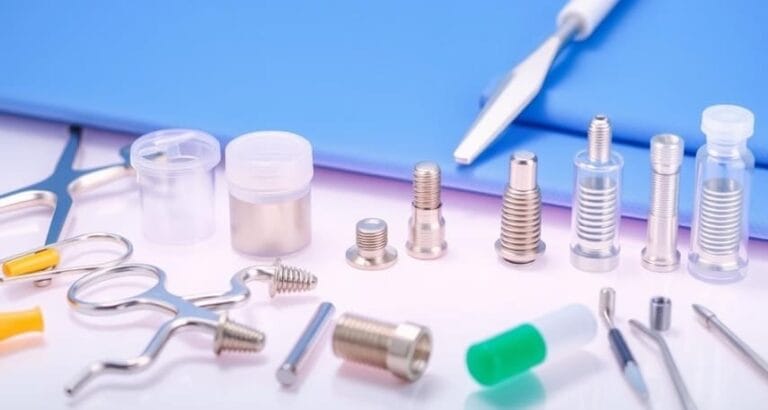 Various components and parts for the medical industry