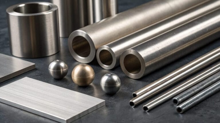 Cylindrical, square, and hollow cylindrical titanium alloy materials