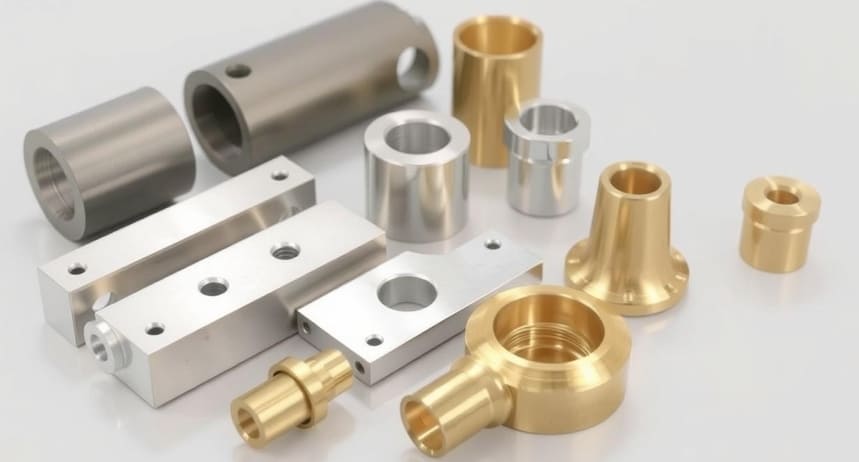 All kinds of custom CNC machining brass and aluminum parts