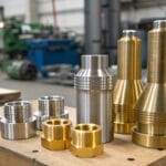 custom CNC precision machining turning steel brass aluminum parts